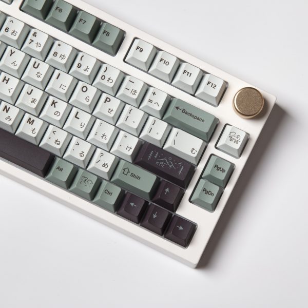 1 Set GMK Clone November Fog Key Caps For MX Switch Mechanical Keyboard PBT Dye Subbed 4 - GMK Keycap