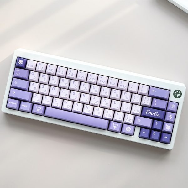 1 Set GMK Frost Witch Keycaps PBT Dye Subbed Key Caps Cherry Profile Keycap With With 1 - GMK Keycap