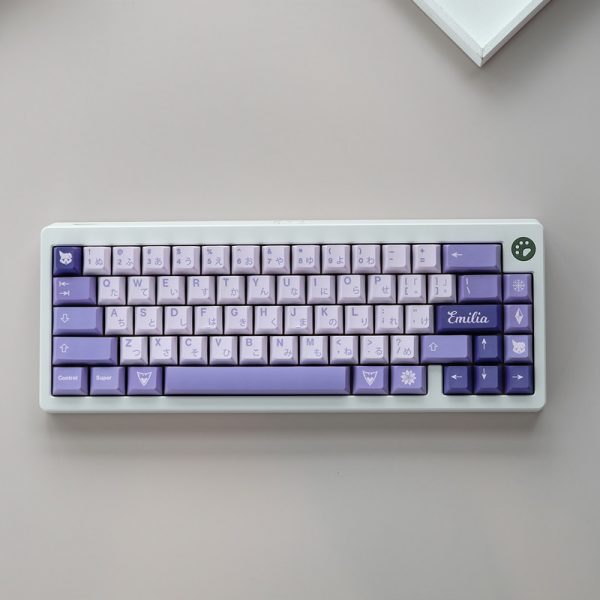 1 Set GMK Frost Witch Keycaps PBT Dye Subbed Key Caps Cherry Profile Keycap With With - GMK Keycap