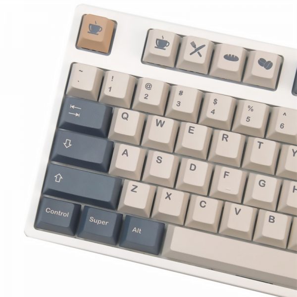140 Keys GMK Coffee Mocha Keycaps Cherry Profile PBT DYE Sublimation Mechanical Keyboard Keycap For MX 1 - GMK Keycap
