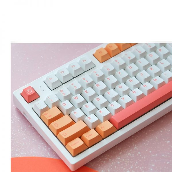 141 Keys GMK Peaches n Cream Keycaps Cherry Profile PBT Dye Sublimation Mechanical Keyboard Keycap For 1 - GMK Keycap