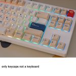 141 Keys GMK Soyamilk Keycaps Cherry Prolife PBT Dye Sublimation Mechanical Keyboard KeycapFor MX Swincth With 5 - GMK Keycap
