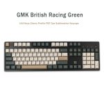144 Keys GMK British Racing Green Keycaps Cherry Profile PBT Dye Sublimation Mechanical Keyboard Keycap For - GMK Keycap