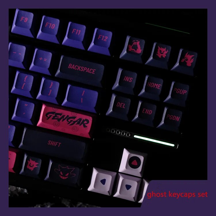 140 Keys set Ghost Keycap PBT 5 Sides Dye Subbed Keycaps KCA Cherry Profile Key Caps 2 - GMK Keycap