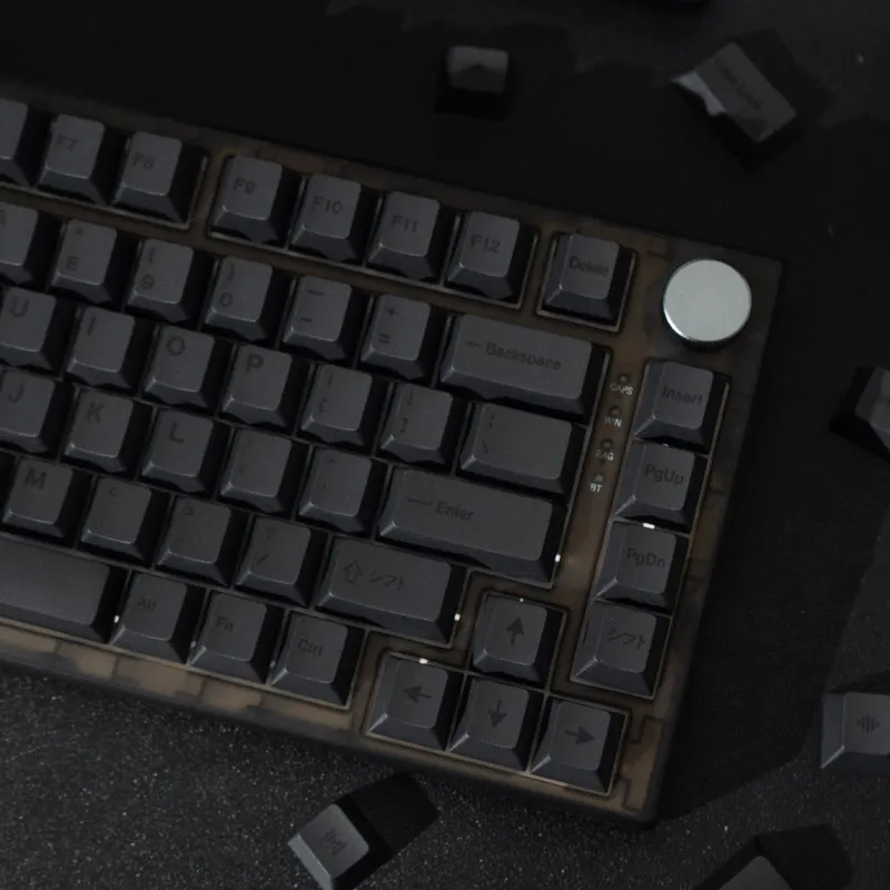 144-Keys-GMK-Clones-Dark-Keycaps-Minimall-Black-PBT-Dye-Sub-KeyCap-Cherry-Profile-For-Mechanical-1