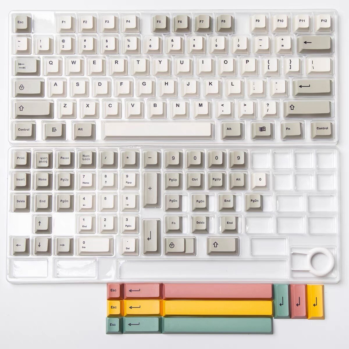 GMK 9009 Keycap Cherry Profile PBT Dye Sublimation Keycaps English For Mechanical Keyboard Gaming Keyboard Minimalist 1 - GMK Keycap