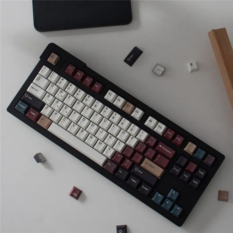GMK Mixed Lights Keycaps Gaming Profile Cherry PBT Material 23 129 Keys Keycaps Cherry For MX - GMK Keycap