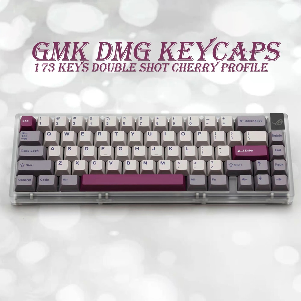 Gmk Dmg Bingsu 173 Keys Cherry Profile Double Shot Keycap English Custom Personality Keycaps For Mechanical - GMK Keycap