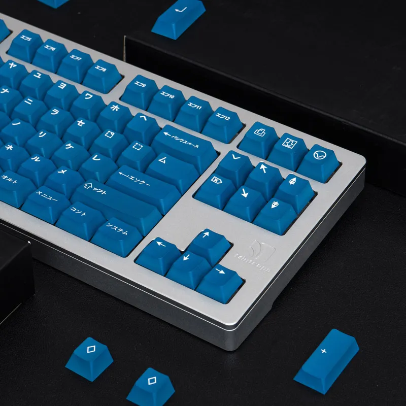 Gmk-Wob-Katakana-Blue-Large-Set-Pbt-Keycap-Cherry-Profile-Dye-Sub-Japanese-Custom-Personality-Keycaps-1