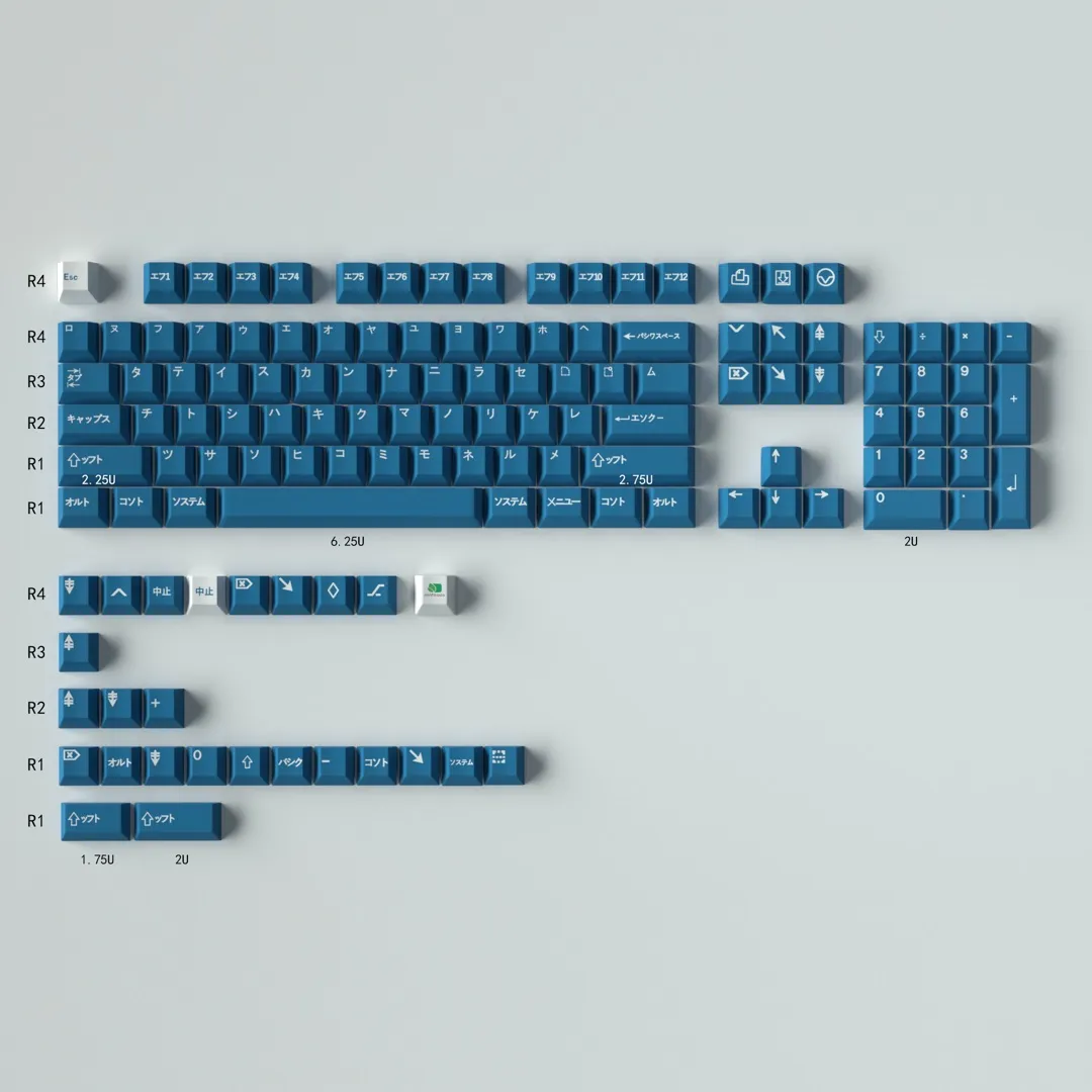 Gmk-Wob-Katakana-Blue-Large-Set-Pbt-Keycap-Cherry-Profile-Dye-Sub-Japanese-Custom-Personality-Keycaps-4