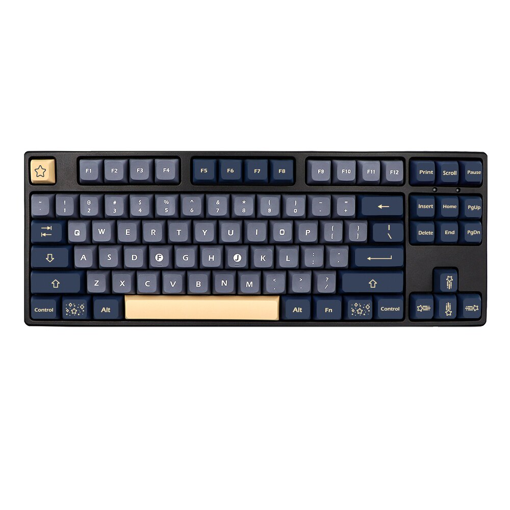 XDA Keycap Stargaze DYE SUB Keycaps For gk61 rk61 64 68 84 980 104 Mechanical Keyboard 4 - GMK Keycap