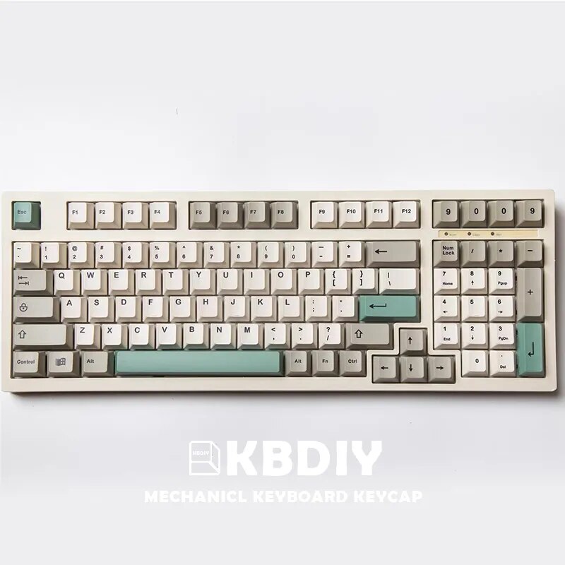 KBDiy 9009 Retro Cherry Profile Keycap 134 Keys Set For Mechanical Keyboard DIY Custom PBT DYE 1 - GMK Keycap