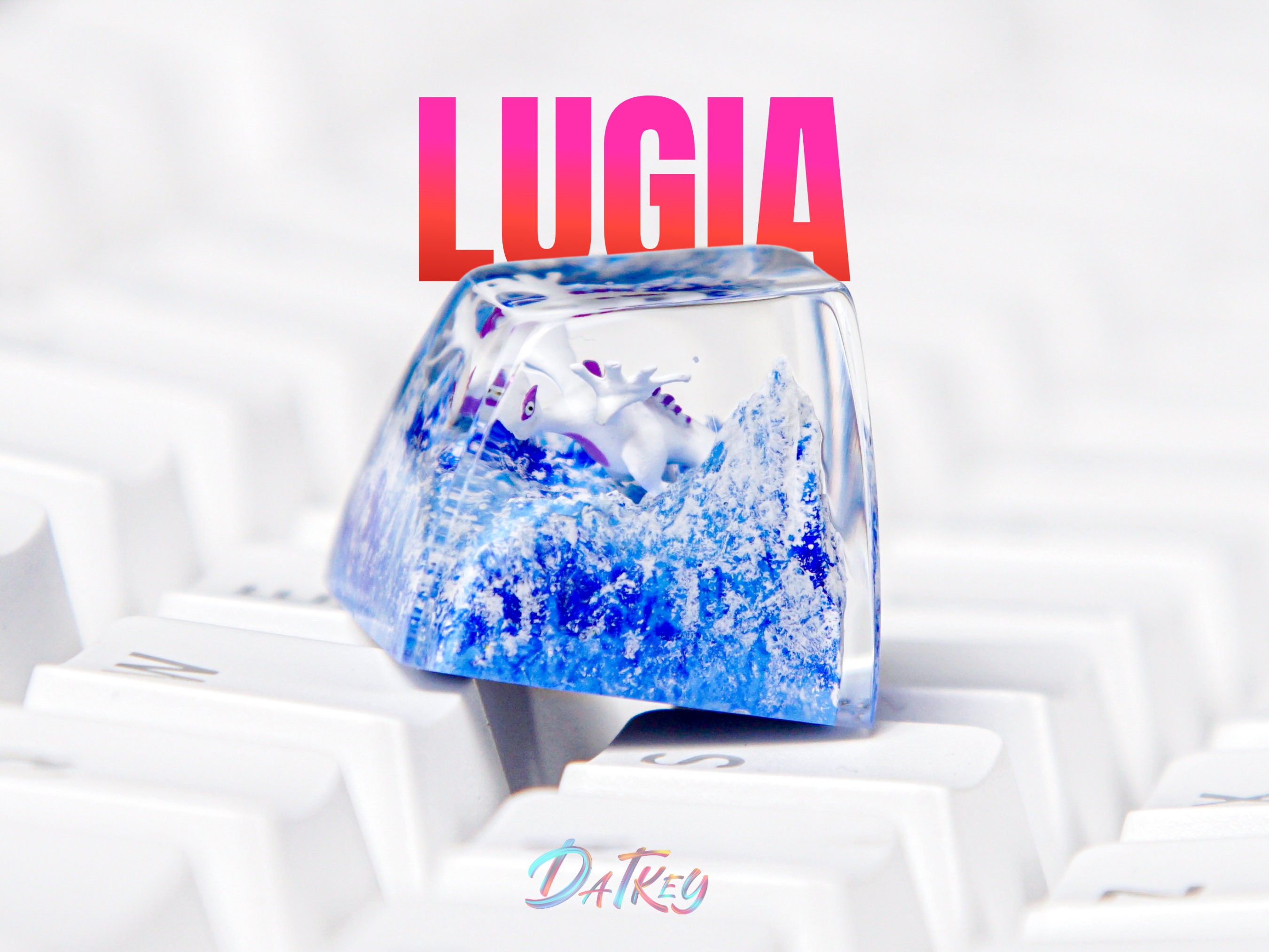 Lugia Keycap, Pokemon Keycap, Artisan Keycap, Keycap For Cherry MX Switches Mechanical Keyboard, Gift for Him
