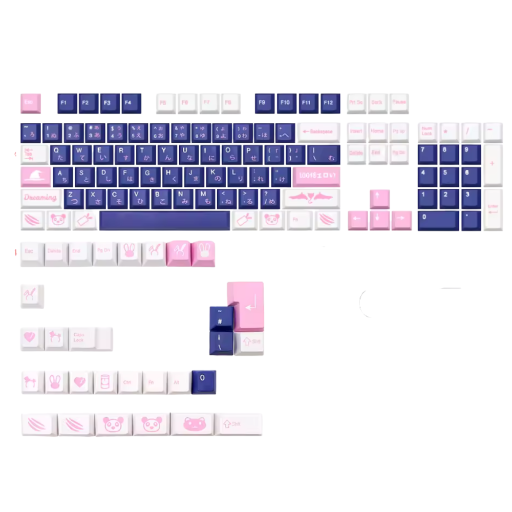 GMK Keycap – Minimalist Typing Aesthetic Set