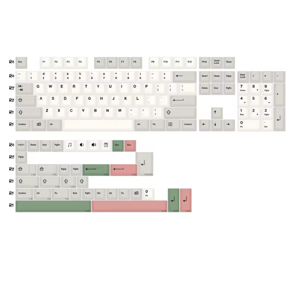 GMK Keycap – Classic Retro Colorway Set NTAN1803